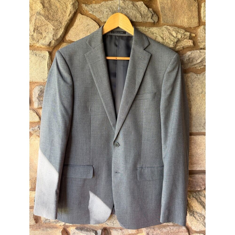 Calvin Klein Gray Suit Jacket / Blazer 38R